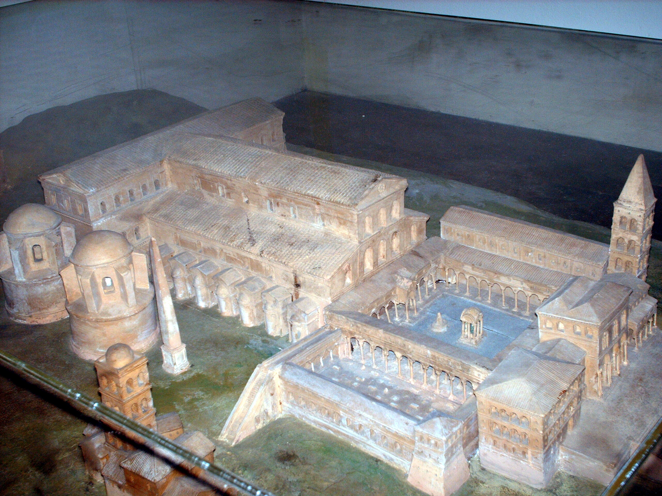 A Wooden Model Of Old St Peter S Roger Pearse