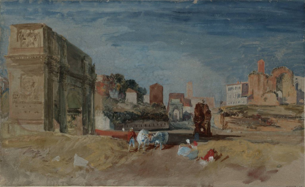Rome: Arches of Constantine and Titus 1819 Joseph Mallord William Turner 1775-1851 Accepted by the nation as part of the Turner Bequest 1856 http://www.tate.org.uk/art/work/D16367