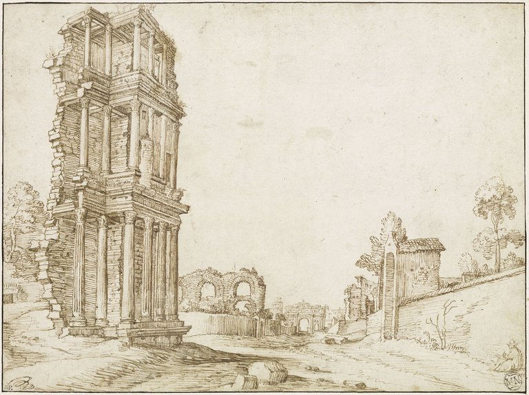 original BRIL Matthijs le Jeune flamande Fonds des dessins et miniatures