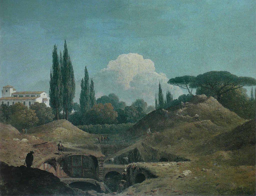Thomas Jones, "An Excavation of an Antique Building in a Cava in the Villa Negroni, Rome", 1777 or 1779.