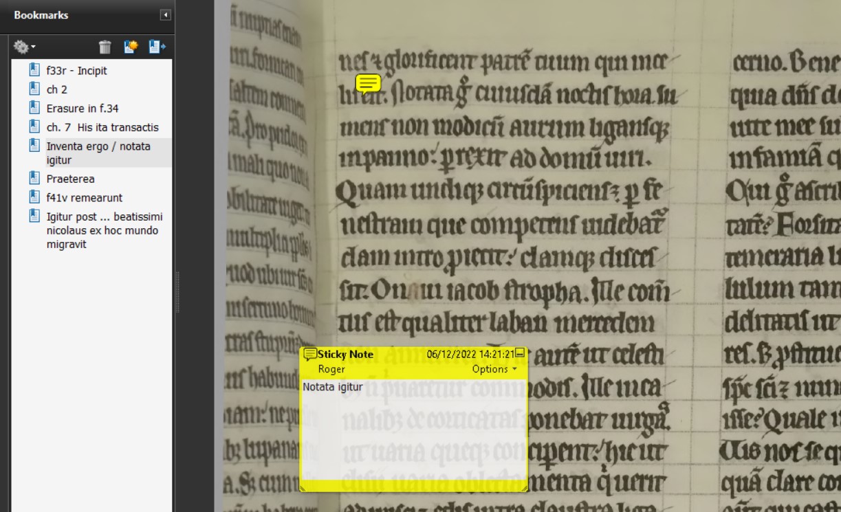 Balliol MS 216 - position of our passage